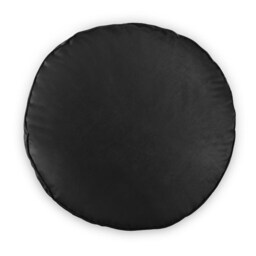 Luxury Velvet Round Pouffe Ottoman Living Room Low Seat - 45cm X 25cm - thumbnail 4