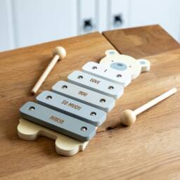 Personalised Wooden Bear Xylophone Music Gift For Children - Lc964 - thumbnail 4