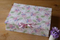 Handmade A4 Box File Santa Maria Blossom Office Storage
