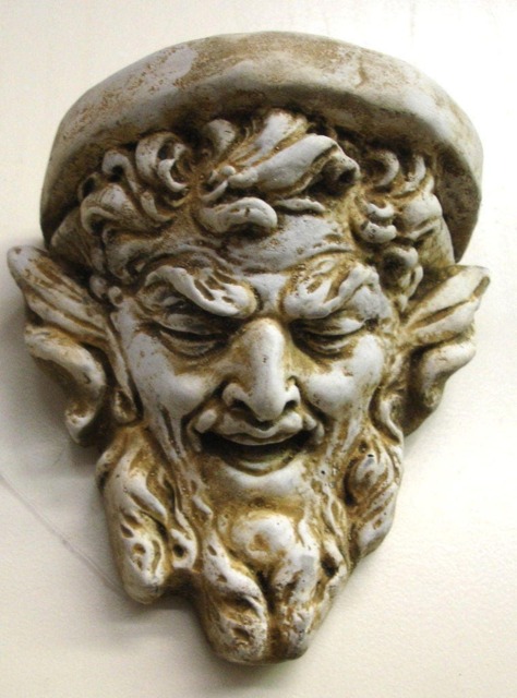 Mythical Gothic Art Wall Sconce Shelf Gargoyle Plaque - image 1