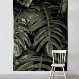 Monstera Leaves Green- Wall Tapestry - Tapestry Exotic Hangings Wanderlust Bohemian Home Decor Dorm T#4 - thumbnail 2