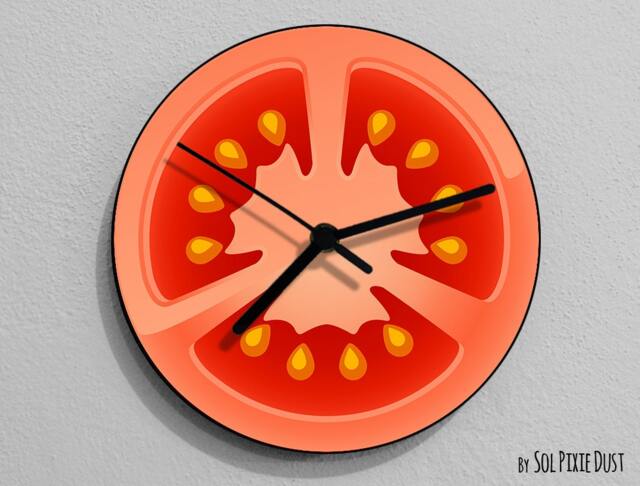 Tomato Wall Clock - image 1