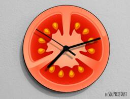 Tomato Wall Clock
