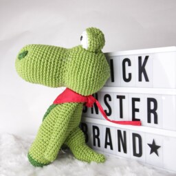 Crochet Toy Box Crocodile - thumbnail 4