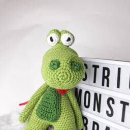 Crochet Toy Box Crocodile - thumbnail 3
