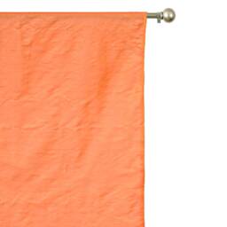 Peach Orange Silk Dupioni Curtain Panels - Rod Pocket, Grommet, Box Pleat, Three Pinch Tab Top & Plain Ring Top - thumbnail 3