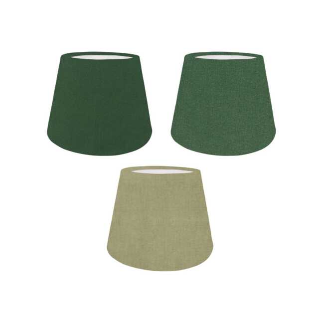 Handmade Green Fabric Empire Lampshade, Modern Interior Decor, Sage, Pistachio Or Forest - image 1