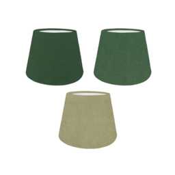 Handmade Green Fabric Empire Lampshade, Modern Interior Decor, Sage, Pistachio Or Forest - thumbnail 1