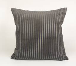 Extra Thick Jumbo Cord Velvet Grey Cushion Covers - Pillow Covers, Corduroy Home Decor - All Sizes - thumbnail 1
