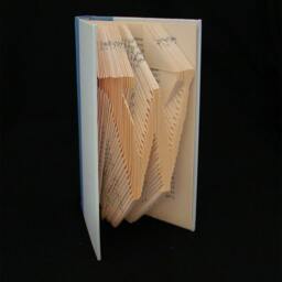 W Monograms Folded-Book Art Sculpture - thumbnail 2