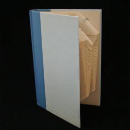 W Monograms Folded-Book Art Sculpture - thumbnail 3