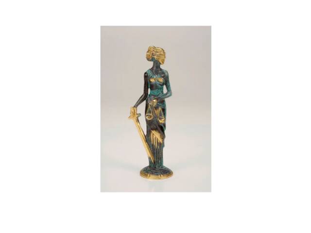 Ancient Greek Goddess Themis, Greek Titaness, Of Good Counsel, Titan Goddess Of Divine Law & Order, Bronze Greek God Figure, Home Decor - image 1
