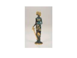 Themis Statue, Greek Goddess Of Justice, Bronze Sculpture, Ancient Mythology Decor, Handmade Figurine