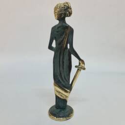 Ancient Greek Goddess Themis, Greek Titaness, Of Good Counsel, Titan Goddess Of Divine Law & Order, Bronze Greek God Figure, Home Decor - thumbnail 4