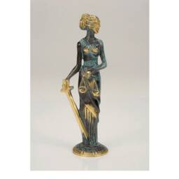 Ancient Greek Goddess Themis, Greek Titaness, Of Good Counsel, Titan Goddess Of Divine Law & Order, Bronze Greek God Figure, Home Decor - thumbnail 2