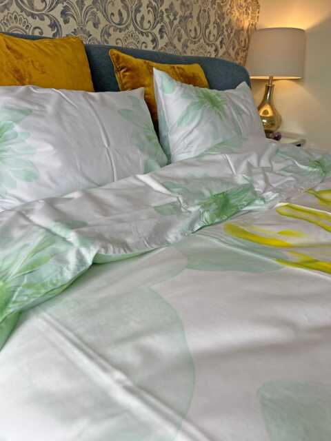 Floral 100% Cotton Duvet Cover Set - Queen Size Bedding - image 1
