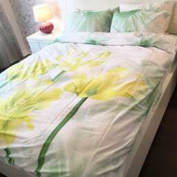 Floral 100% Cotton Duvet Cover Set - Queen Size Bedding - thumbnail 3