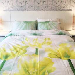 Floral 100% Cotton Duvet Cover Set - Queen Size Bedding - thumbnail 2