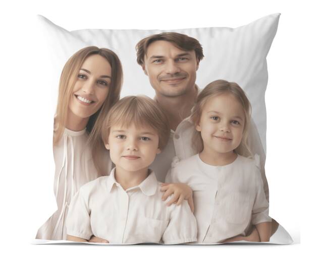 Personalised Pillow Cover Custom Photo Picture Personalized Cushion Case - Any Image Logo Text Perfect Gift For Day Size 40x40cm - image 1