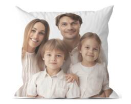 Personalised Pillow Cover Custom Photo Picture Personalized Cushion Case - Any Image Logo Text Perfect Gift For Day Size 40x40cm - thumbnail 1