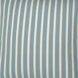 Blue & White Stripes Cushion Cover - Chambray Ticking 18 X - thumbnail 2