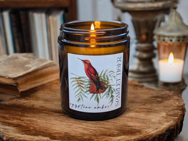 Egyptian Amber Candle, Divine Scent - image 1