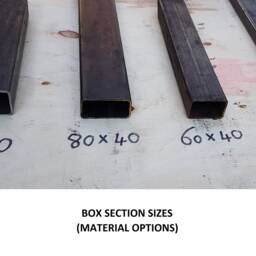 2 Custom Bespoke X-Style Box Section Retro Industrial Steel Metal Dining Table Coffee Bench Legs Desk Breakfast Bar Many Sizes Per Pair - thumbnail 4