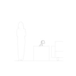Space Invader Line By Studio Chora, Table Lamp, Limestone Plaster, in Stock - thumbnail 4