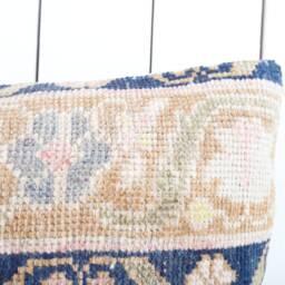 Kilim Lumbar Pillow Cover Turkish Anatolian Throw - 12x24 Inch - thumbnail 3