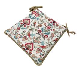 William Original Tapestry - William Morris Design Tapered Tie-On Seat Pad. Garden/Patio/Kitchen/Dining - thumbnail 3