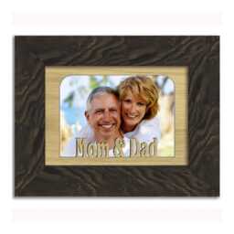 Mom & Dad Tabletop Picture Frame - Holds 4x6 Photo Multiple Color Options- Family - thumbnail 1