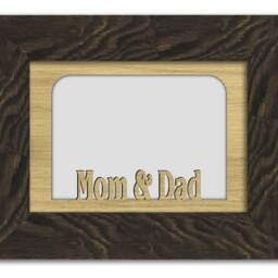 Mom & Dad Tabletop Picture Frame - Holds 4x6 Photo Multiple Color Options- Family - thumbnail 3