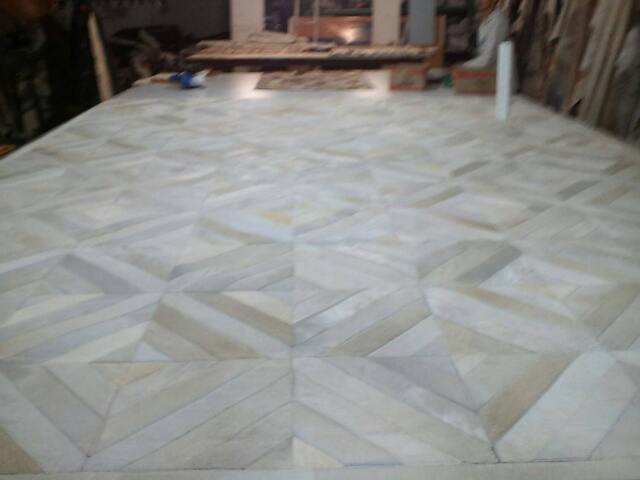 Cowhiderugsleather - Raw Leather Argentina Free Shipping Cowhide Patchwork Rugs Handmade - image 1