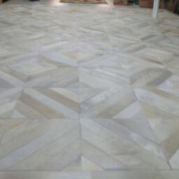 Cowhiderugsleather - Raw Leather Argentina Free Shipping Cowhide Patchwork Rugs Handmade - thumbnail 2