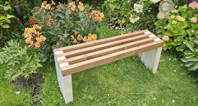 Bench, Wooden Bench , Garden, Home, Furniture, Patio, Handmade - image 1