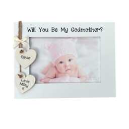 Will You Be My Godmother? Personalised Photo Frame Gift - thumbnail 3