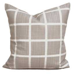 Tan Pillow Cover Sale, Throw Covers For 20x20, 18x18, 16x16 Inserts, All Sizes Incl Euro Shams & Lumbar - thumbnail 2