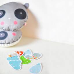 Panda Pillow For Baby Nursery Or Kids Room, By Pinknounou - thumbnail 4