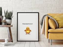 Urbanjunglestories, Chicken, Chicken Print, Poster, Fine Art, Watercolour, Animal Animals, Home Deco, Nature Funny Animal - thumbnail 1