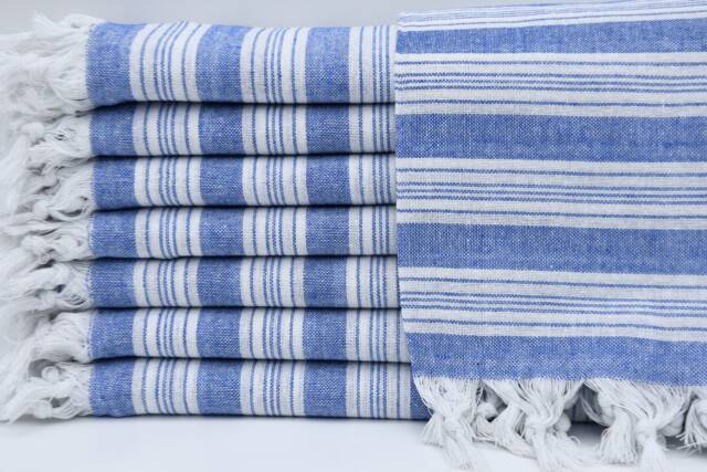 "Wholesale Towel, Turkish Pehtemal, Turkish Towel, Thin Peshtemal, Bridesmaid Gift Towel, Navy Blue Towel, 32""x65" - image 1