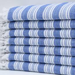 "Wholesale Towel, Turkish Pehtemal, Turkish Towel, Thin Peshtemal, Bridesmaid Gift Towel, Navy Blue Towel, 32""x65" - thumbnail 3