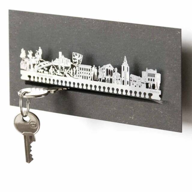 Gie??en Skyline Souvenir Gift Tube Iconic Landmarks Silhouette - Premium Quality Keepsake - Perfect For Enthusiasts - image 1