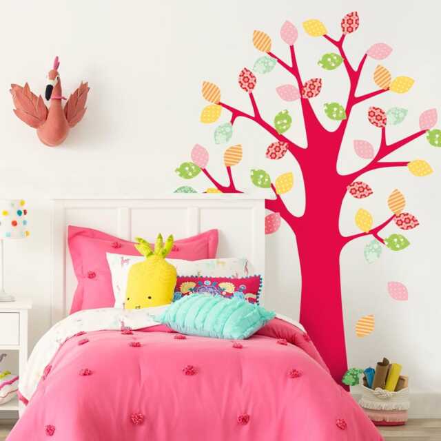 Tree Wall Decals For Kids, Decal Large, Big Decal, Nursery, Nursery Peel & Stick - image 1