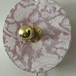 Nomadic Wall Light in Natural Linen & Cotton Wonder D.25 cm Yellow Made France - thumbnail 3