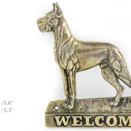 Great Dane - Cropped, Dog Welcome, Hanging Decoration, Limited Edition, Artdog - thumbnail 2