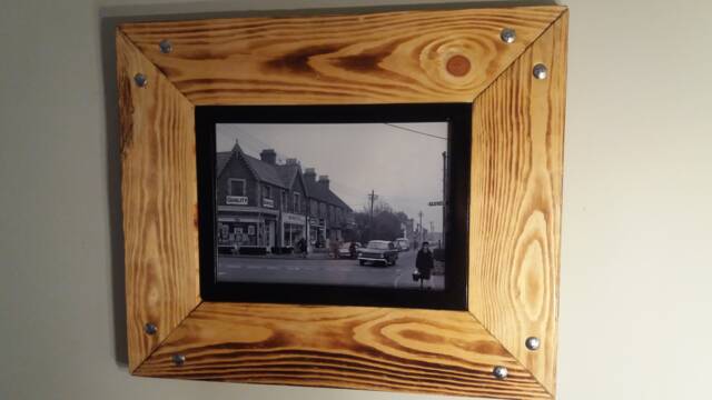 Rustic Frame-A4 Bespoke Frame-Chunky-Industrial Modern-Fathers Day-Reclaimed Timber-Sustainably Sourced-Photo Frame-Natural Wood-Farmhouse - image 1