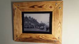 Rustic Frame-A4 Bespoke Frame-Chunky-Industrial Modern-Fathers Day-Reclaimed Timber-Sustainably Sourced-Photo Frame-Natural Wood-Farmhouse
