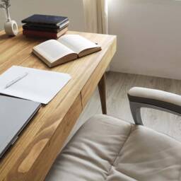 Handmade Pine Office Table With Drawer Solid Wood Desk - Ref. 0043 - thumbnail 3