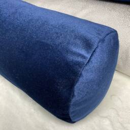 "Modern Bolster, Navy Cushion 16"" X 6" - thumbnail 4