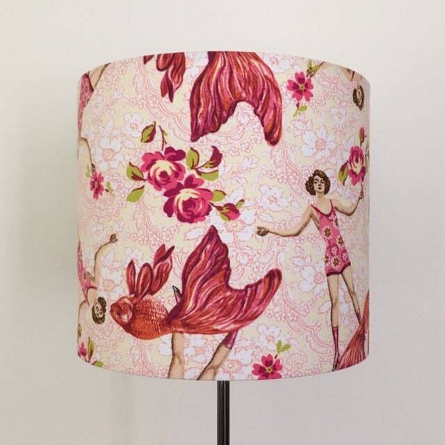Beautifully Handmade Drum Lampshade in Tokyo Milk Fabric - image 1